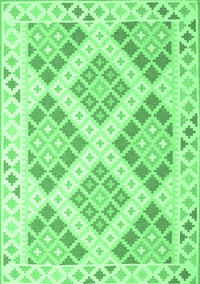 Southwestern Emerald Green Country Rug, con2107emgrn