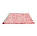 Modern Red Washable Rugs