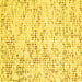 Square Machine Washable Solid Yellow Modern Rug, wshcon2108yw