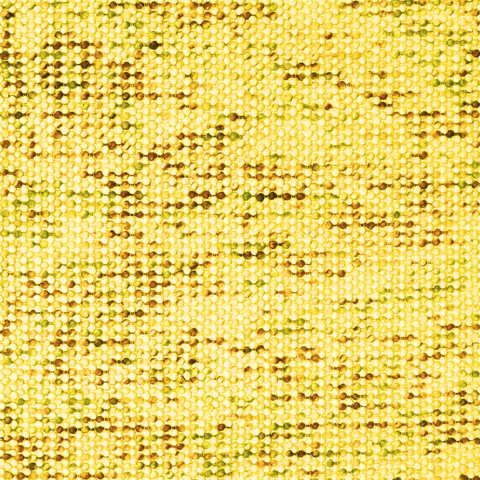 Machine Washable Solid Yellow Modern Rug, wshcon2108yw