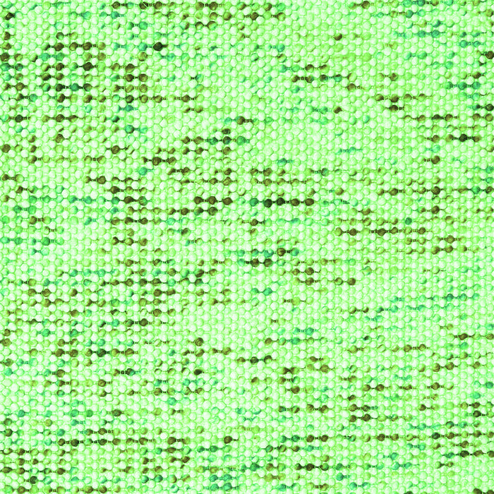 Serging Thickness of Machine Washable Solid Green Modern Area Rugs, wshcon2108grn