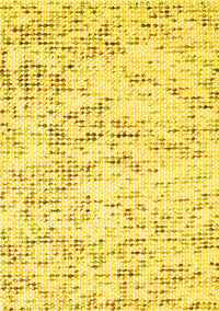 Solid Yellow Modern Rug, con2108yw