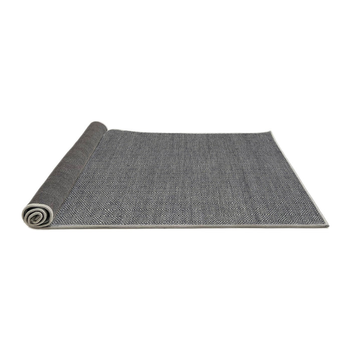 Thickness of Contemporary Dark Gray Modern Rug, con2109