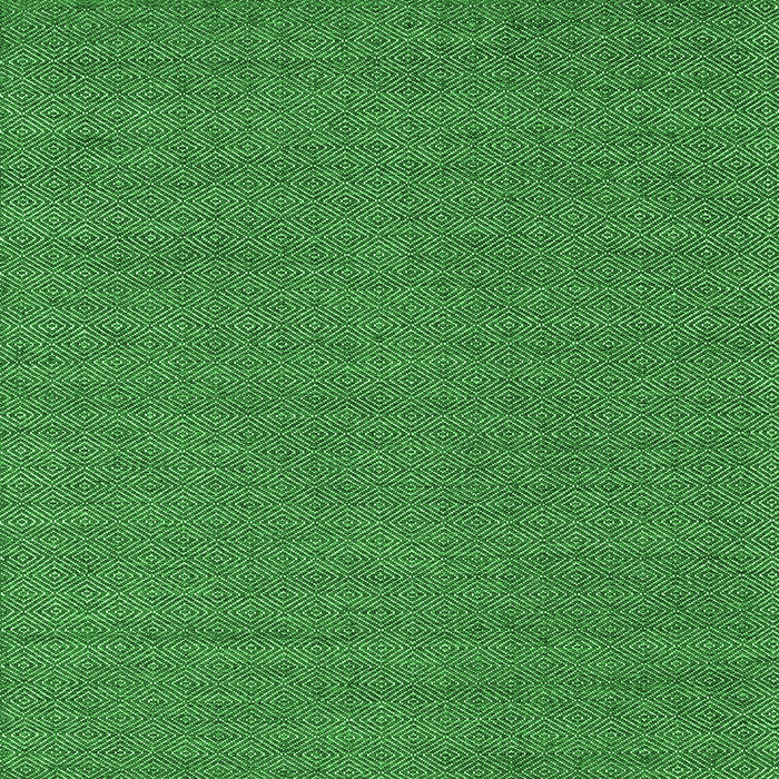 Serging Thickness of Abstract Green Contemporary Rug, con2109grn