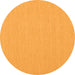 Square Solid Orange Modern Rug, con210org