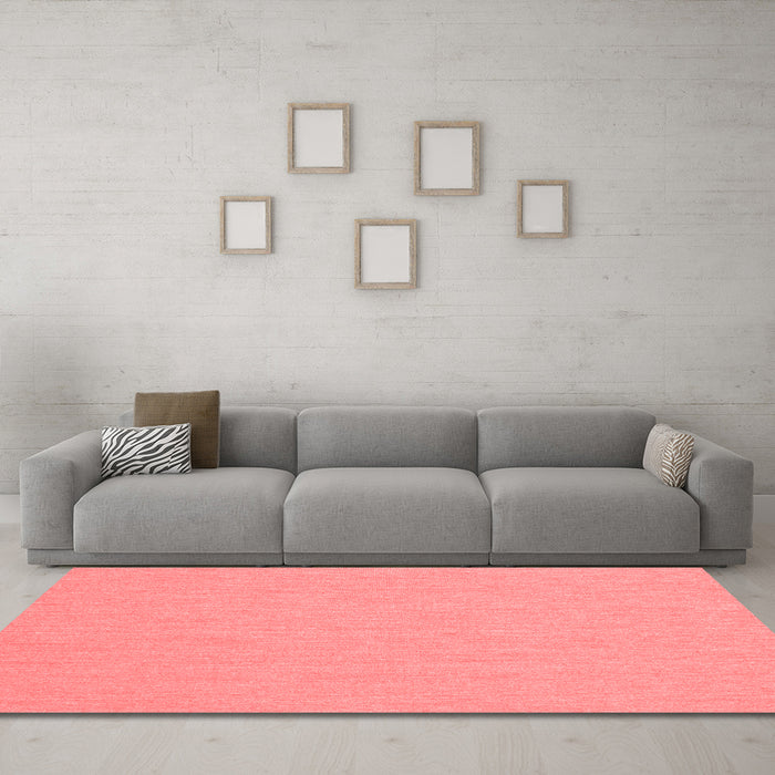 Modern Red Washable Rugs