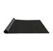 Thickness of Contemporary Charcoal Black Modern Rug, con211