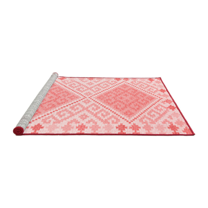 Country Red Washable Rugs