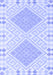 Southwestern Blue Country Rug, con2110blu