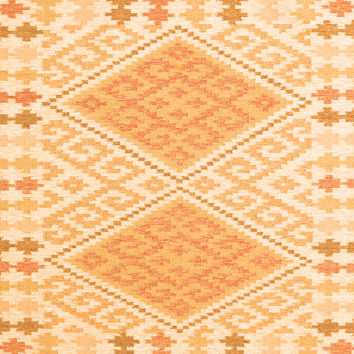 Serging Thickness of Southwestern Orange Country Rug, con2110org