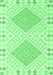 Southwestern Emerald Green Country Rug, con2110emgrn