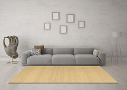 Machine Washable Abstract Brown Contemporary Rug in a Living Room,, wshcon2111brn