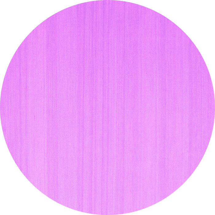 Round Abstract Pink Contemporary Rug, con2111pnk