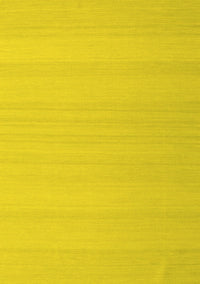 Abstract Yellow Contemporary Rug, con2111yw