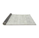 Thickness of Contemporary Platinum Gray Modern Rug, con2112