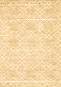 Abstract Brown Contemporary Rug, con2112brn