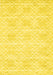 Abstract Yellow Contemporary Rug, con2112yw