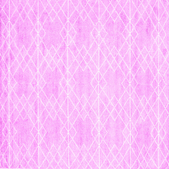 Square Machine Washable Abstract Pink Contemporary Rug, wshcon2112pnk