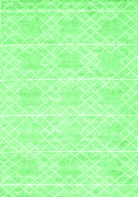 Abstract Green Contemporary Rug, con2112grn