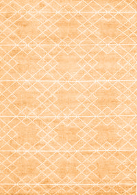 Abstract Orange Contemporary Rug, con2112org