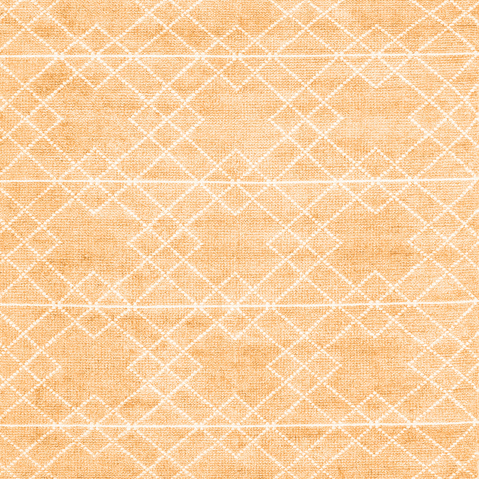 Abstract Orange Contemporary Rug, con2112org