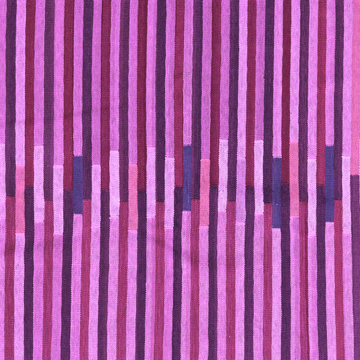 Square Machine Washable Southwestern Purple Country Area Rugs, wshcon2113pur