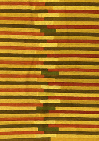 Southwestern Yellow Country Rug, con2113yw