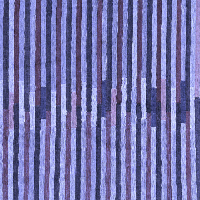 Square Machine Washable Southwestern Blue Country Rug, wshcon2113blu