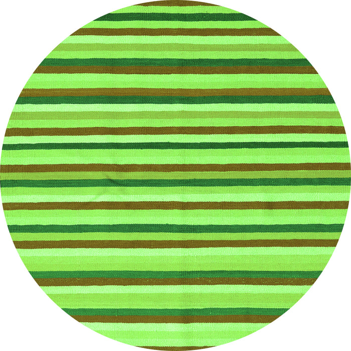 Machine Washable Abstract Green Contemporary Area Rugs, wshcon2114grn