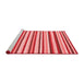 Contemporary Red Washable Rugs