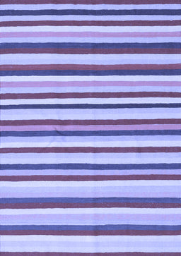 Abstract Blue Contemporary Rug, con2114blu