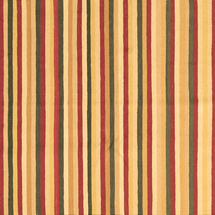 Square Abstract Brown Contemporary Rug, con2114brn