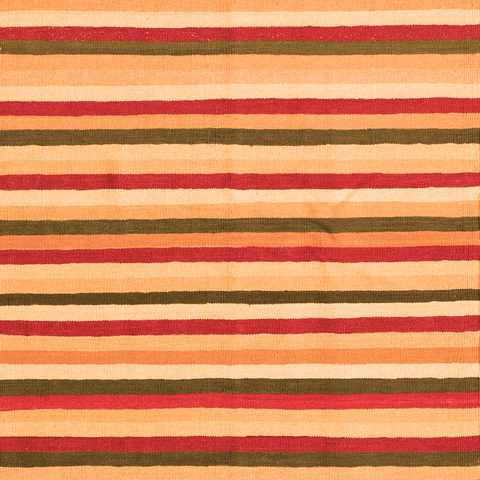 Abstract Orange Contemporary Rug, con2114org