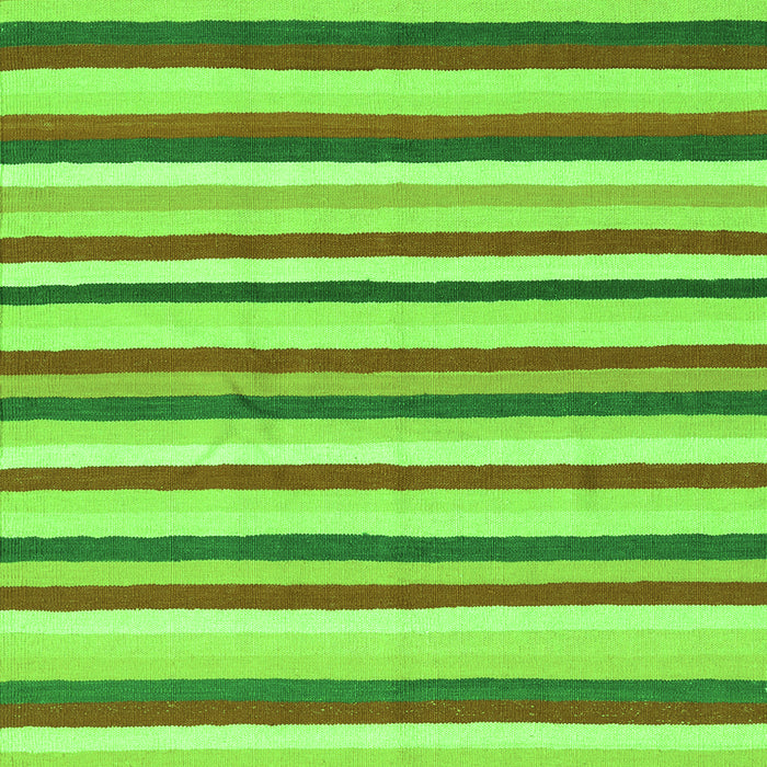 Serging Thickness of Machine Washable Abstract Green Contemporary Area Rugs, wshcon2114grn