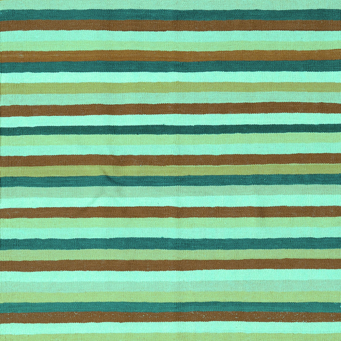 Abstract Turquoise Contemporary Rug, con2114turq