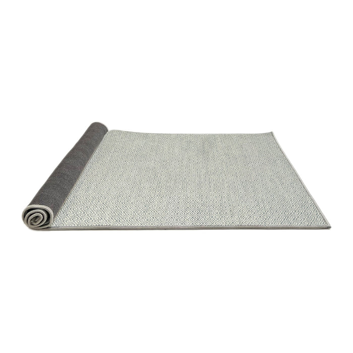 Thickness of Contemporary Dark Gray Modern Rug, con2115
