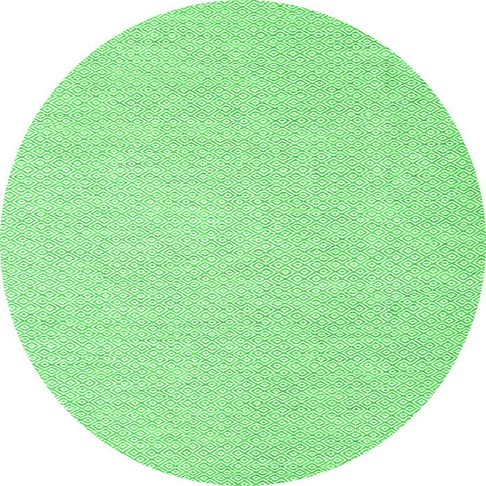 Square Abstract Green Contemporary Rug, con2115grn