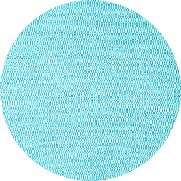 Round Machine Washable Abstract Light Blue Contemporary Rug, wshcon2115lblu