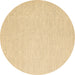 Round Machine Washable Abstract Brown Contemporary Rug, wshcon2115brn