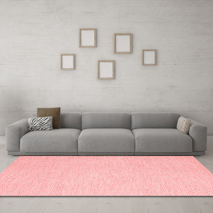 Contemporary Red Washable Rugs