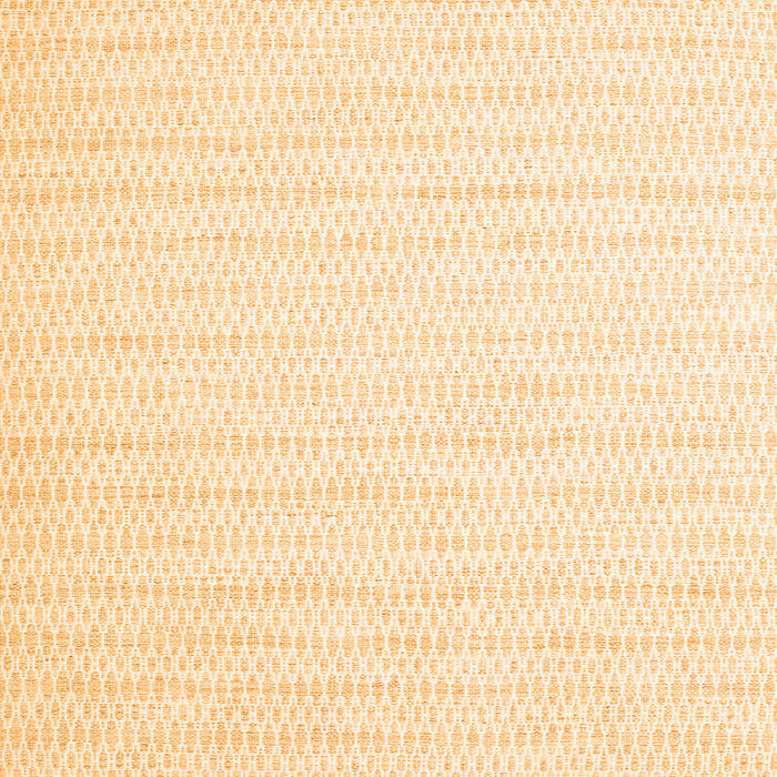 Round Machine Washable Solid Orange Modern Area Rugs, wshcon2116org