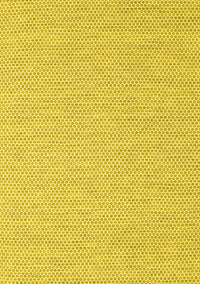 Abstract Yellow Contemporary Rug, con2117yw