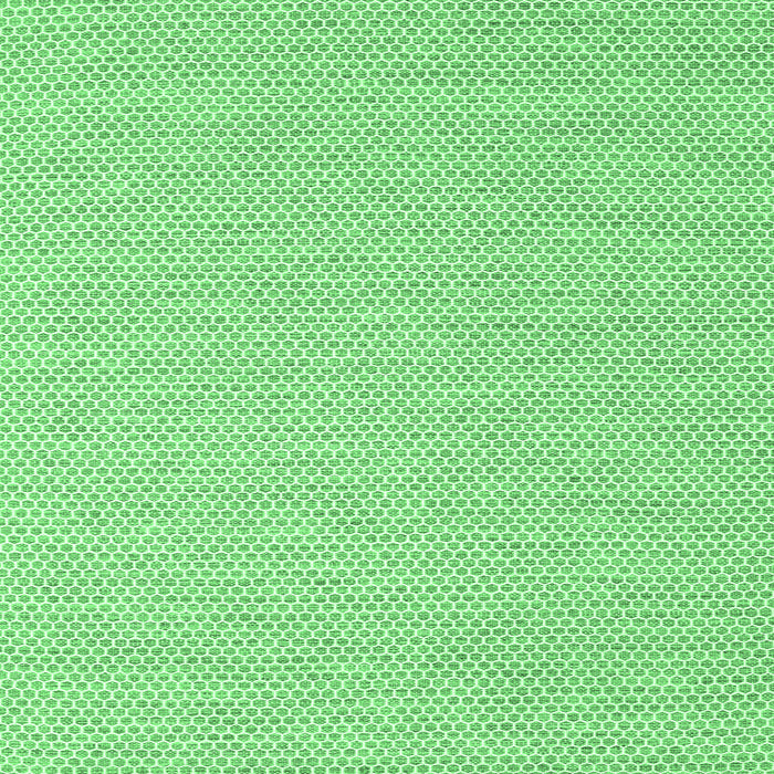 Square Machine Washable Abstract Emerald Green Contemporary Area Rugs, wshcon2117emgrn