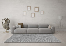 Machine Washable Abstract Gray Contemporary Rug in a Living Room,, wshcon2118gry