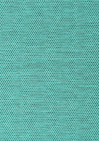 Abstract Turquoise Contemporary Rug, con2118turq