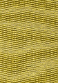 Abstract Yellow Contemporary Rug, con2118yw