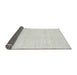 Thickness of Contemporary Cloud Gray Modern Rug, con2119