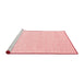 Contemporary Red Washable Rugs