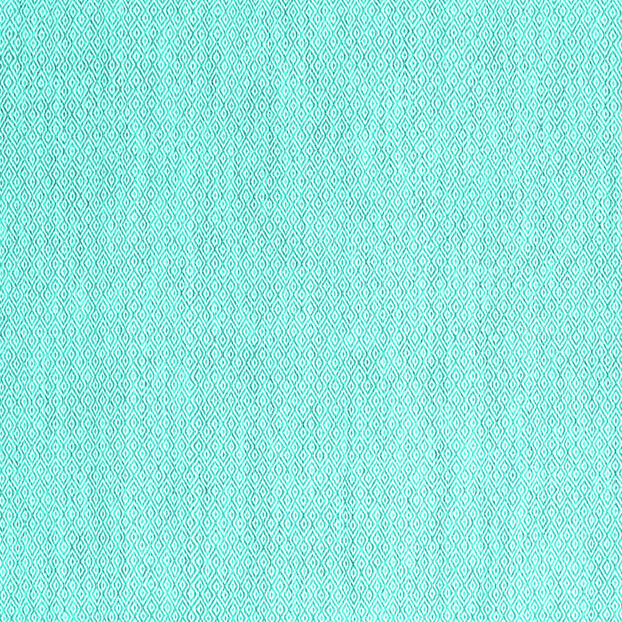 Square Abstract Turquoise Contemporary Rug, con2119turq