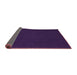 Sideview of Abstract Purple Contemporary Rug, con211pur